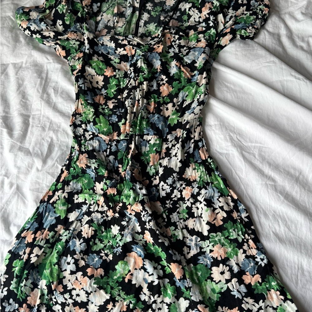 H&M Floral Short Sleeve Dress